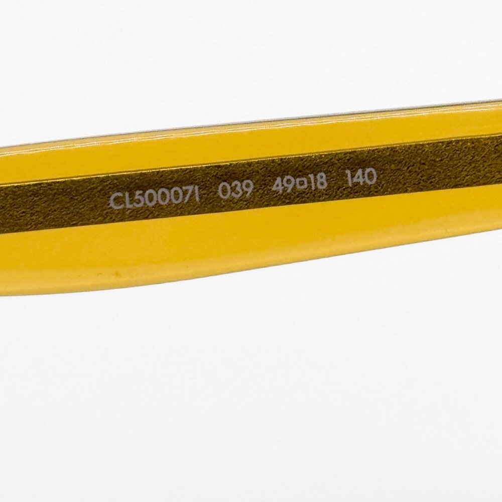 NEW CELINE CL50007I 039 EYEGLASSES WOMEN GOLD ROUND EYEWEAR CELINE - Picture 8 of 10